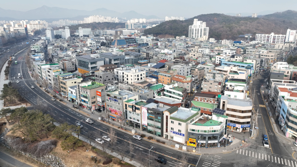 어궁동 일원 전경