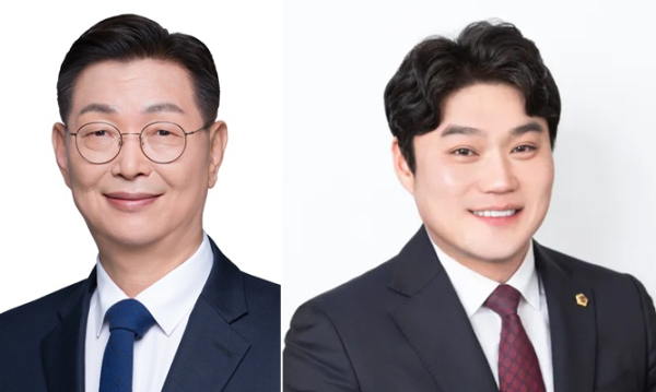 대전 중구청장 후보 (왼쪽부터)더불어민주당 김제선 후보, 국민의힘 김선광 후보