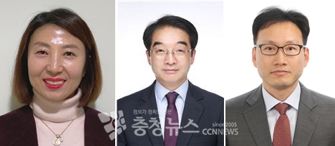 (왼쪽부터) 노애수 대전학생교육문화원장, 윤석오 재정과장, 오찬영 대전학생교육문화원 총무부장 승진 예정자.