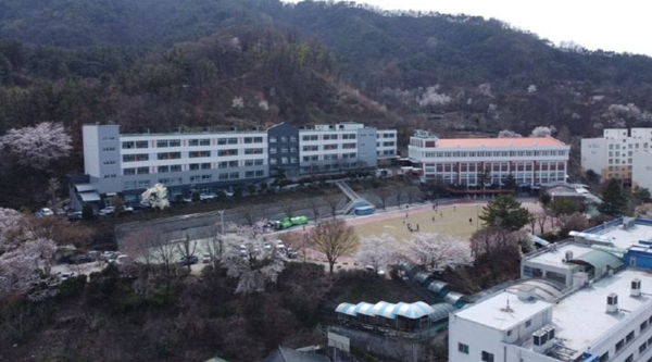 대전신일여자고등학교 전경