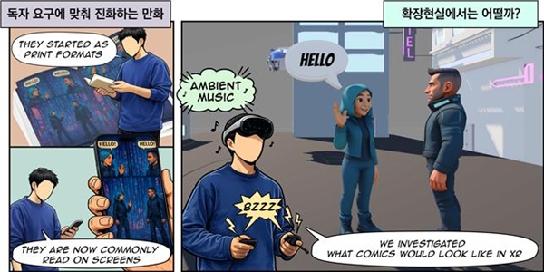 ComiXR 연구 개념도