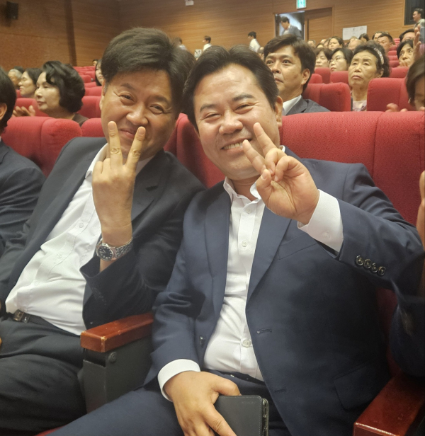 김용 후보, 박정현 전 부여군수