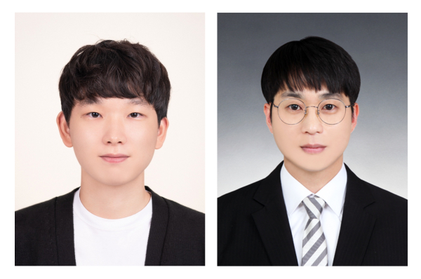 왼쪽부터 이은호 학생, 강성민 지도교수
