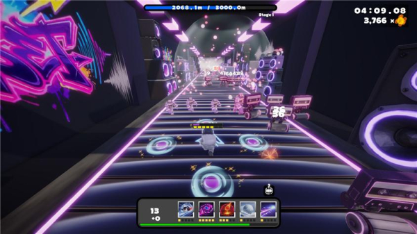홍익대 협력 인디게임 ‘Beat & Beasties’ 스팀(Steam) 데모(2026년 6월 출시). PCGRL 기법을 적용한 데모 게임 2종을 스팀에 출시하고 1종의 실용화를 추진하고 있다.
