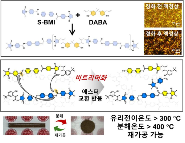액정 비스말레이미드 비트리머의 형성 원리와 재가공 메커니즘