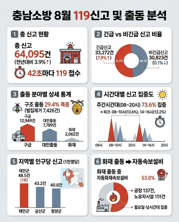 충남소방_8월_119신고_및_출동_분석_(1)