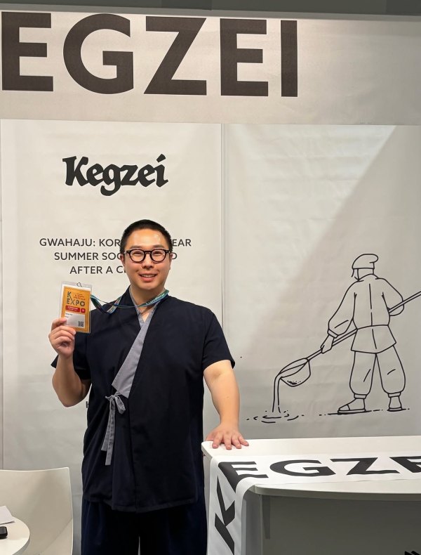 K-EXPO SPAIN 2026에 참가한 김태완 대표