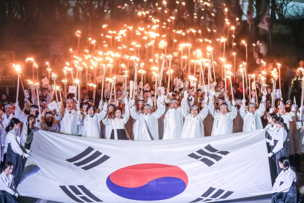 지난 아우내 봉화제 모습