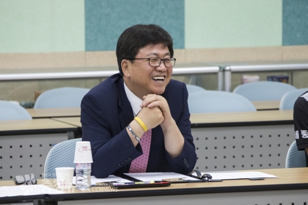 최교진세종시교육감, 세종하이텍고 학생들 격려 방문 / 충청뉴스 최형순 기자