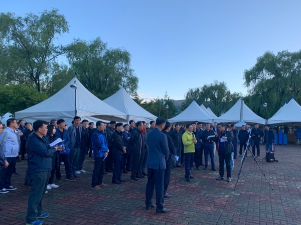 천안흥타령춤축제2019_현장점검 모습