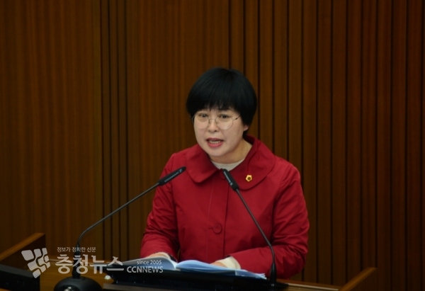 5분 발언하는 박용희 세종시의회 의원 / 충청뉴스 최형순 기자