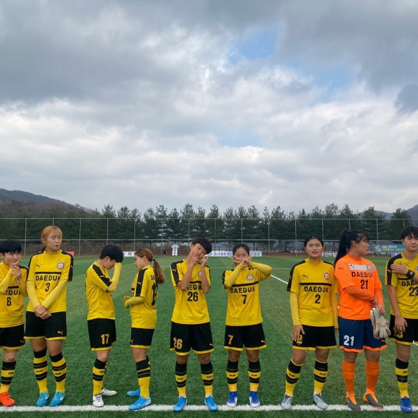 대덕대학교 여자축구부, 2019년 추계한국여자연맹전 ‘준우승’