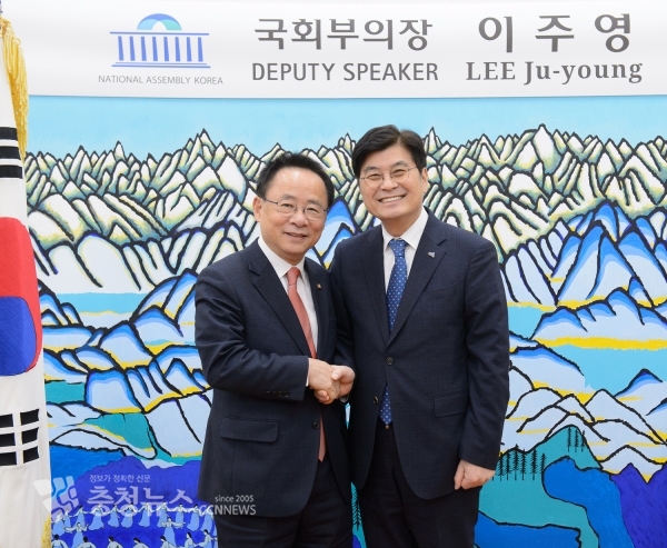 이주영 국회부의장 접견