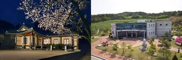 추사고택 야경, 추사기념관 전경