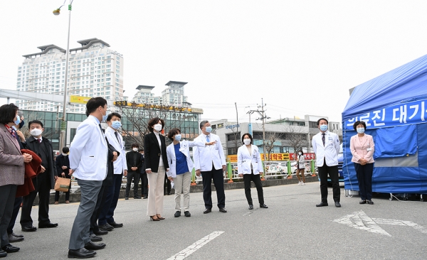 충남대 이진숙 총장(충남대병원 격려 방문)