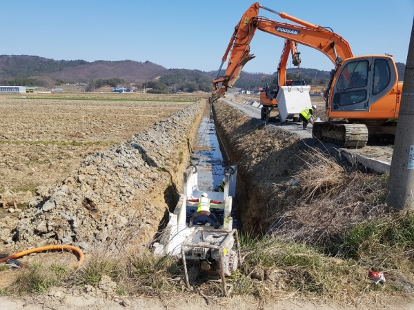영농기 대비 농업기반시설 확충 모습