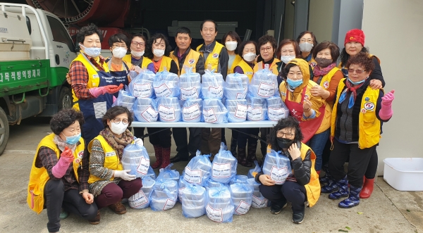 대한적십자사 태안지구협의회 김치봉사