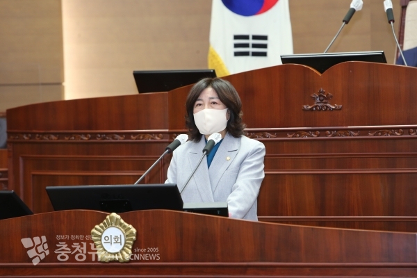 시정질문 하는 안미희 의원