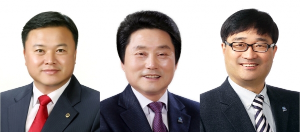 왼쪽부터 서영훈, 임종억, 조상연 당진시의원.