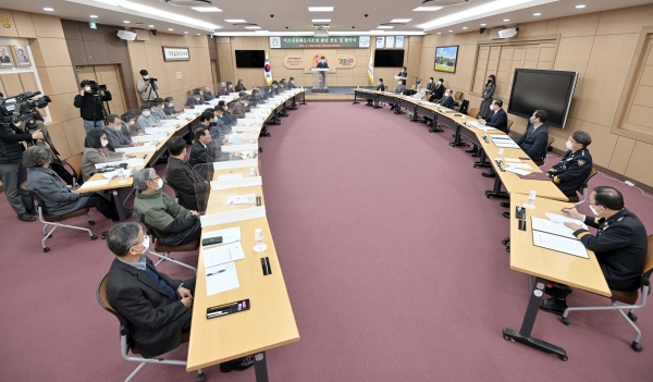 김정섭 시장 주재로 2022년도 국·도비 예산 확보전략 보고회 개최