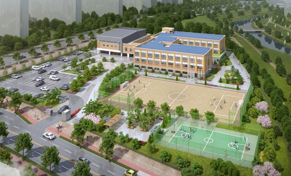 아름중 제2캠퍼스 조감도