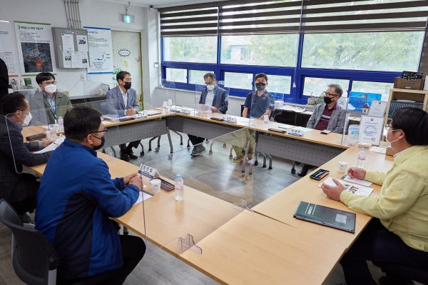 배방도시재생주민위원회 간담회 모습