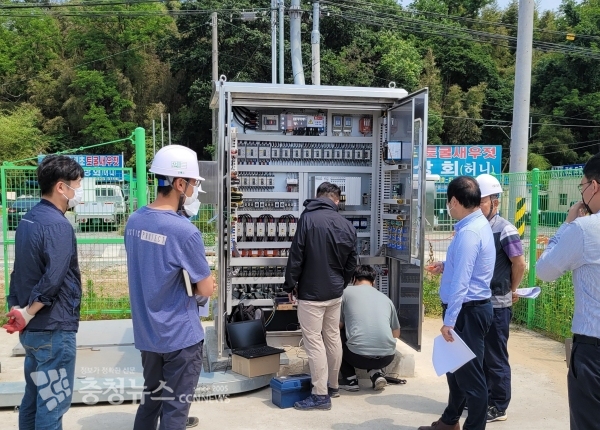 홍성군 배수펌프장 현장점검