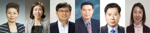 (4급 승진자) 좌로부터: 한진경, 정현숙, 이상근, 고영규, 송기선 노애수