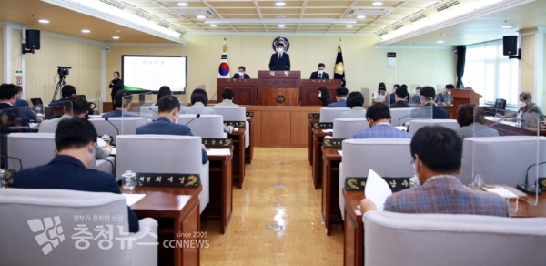 제233회 임시회 본회의 개회장면