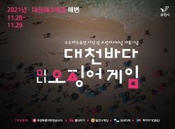 2. 대천바다 미니 오징어게임 홍보 포스터