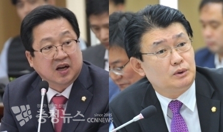 (왼쪽부터) 미래통합당 이장우 동구 의원, 정용기 대덕구 의원.
