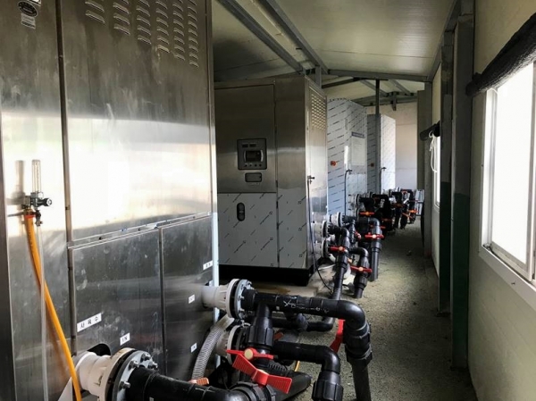 양식장 해수열 히트펌프 전경