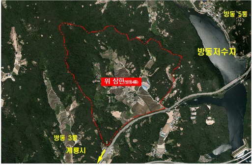 대전교도소 이전부지 위치도.