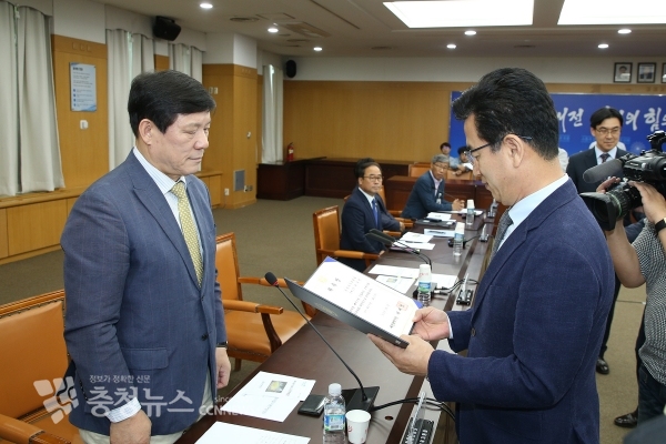 지난 2019년 5월 대전시 베이스볼 드림파크 조성사업 자문위원회 공동위원장에 당시 허구연 KBO 총재고문이 위촉됐다.(충청뉴스 DB)