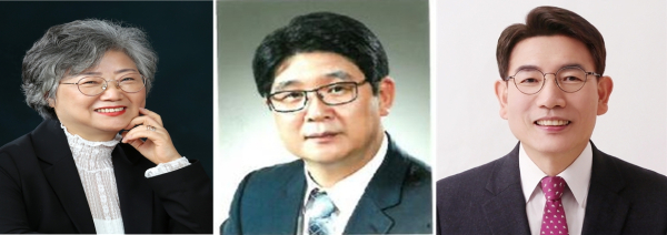좌로부터 강미애, 이길주, 최태호 세종시 교육감 예비후보