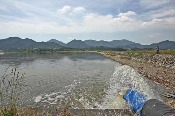 고흥 양수저류 작업현장