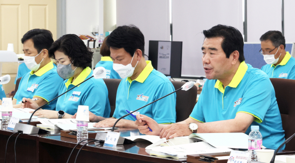 ‘민선8기 출범 2022년도 상반기 주요업무보고회’ 개최 모습