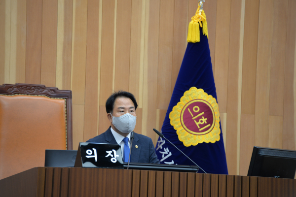 개회사 하는 상병헌 세종시의회 의장