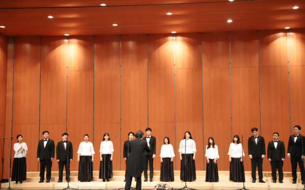 골프존파스텔합창단이 지난 17일 열린 ‘전국장애인합창대회’에서 하모니상 수상