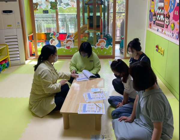 서구어린이급식관리센터가 서구 지역 유치원 학부모를 대상으로 ‘식생활 개선 UP!’프로그램 진행