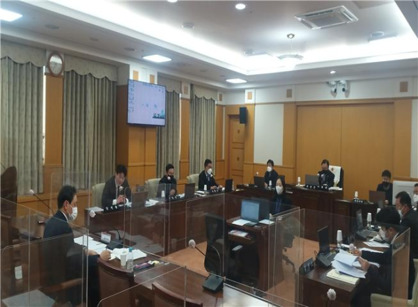 대전도시공사 정국영 사장 후보자 인사청문회 모습.