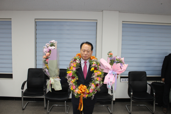 최광선 후보 당선 모습