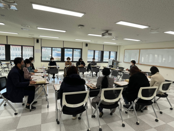 2023학년도 고등학교 계획단계 그룹별 상호장학 실시