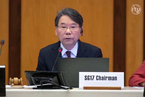 ITU-T SG17 의장 회의에 참석한 염흥열 정보보호학과 교수/순천향대 제공