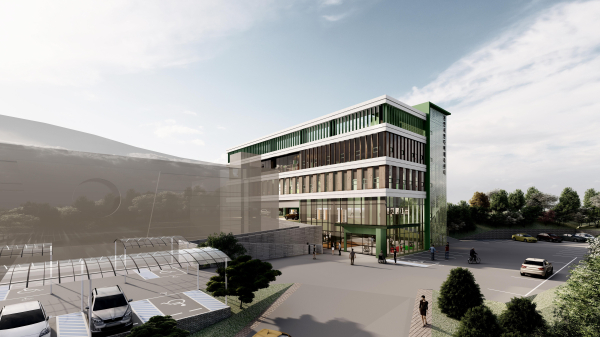 천안 반다비 체육센터 조감도.