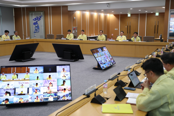 22일 우기대비 재난대응 및 중대재해 예방 특별대책을 위한 긴급 안전대책 영상회의를 실시했다