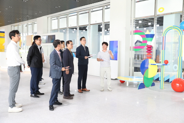 이상래 행복청장, 국립어린이박물관 전시물 설치 현장점검