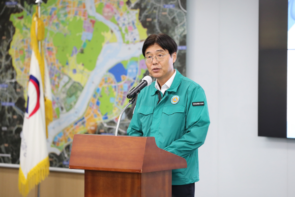 김형렬 행복청 신임청장 취임인사 모습