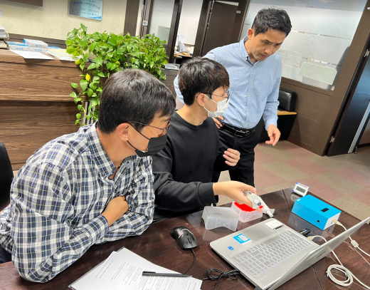 ETRI의 (주)지앤시바이오 애로기술에 대한 지원 관련 현장사진