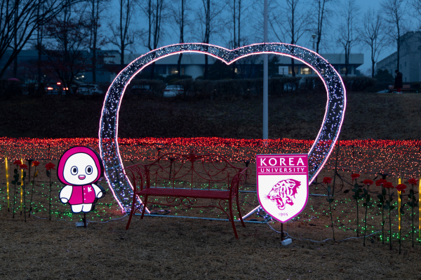 크리스마스트리 점등식 모습